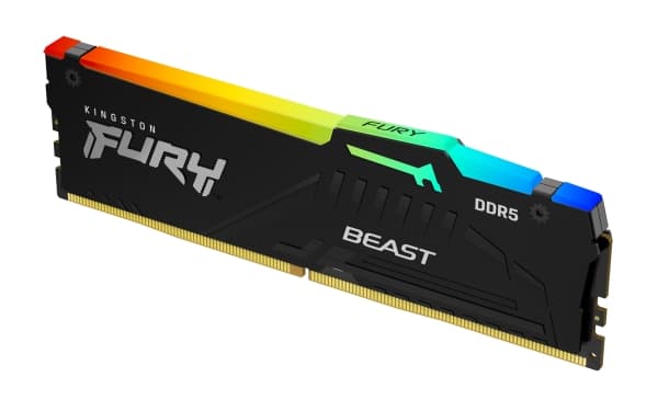 Kingston 32GB (1x32GB) DDR5 5600MT/s CL36 FURY Beast Black RGB EXPO