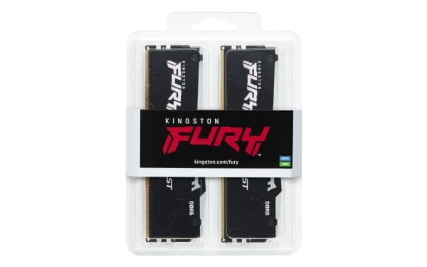 Kingston Technology FURY Beast 64GB 6000 MT/s DDR5 CL36 DIMM (sæt med 2) RGB, 64 GB, 2 x 32 GB, DDR5, 288-pin DIMM