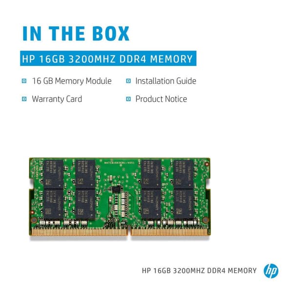 HP RAM 16 GB DDR4 3200 MHz SODIMM 286J1AA#AC3