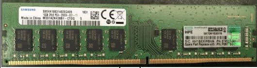 HP Enterprise 16 GB DIMM PC4-2666V-E-minne, MO-G-SFP-1G-SX-modul, P06773-001