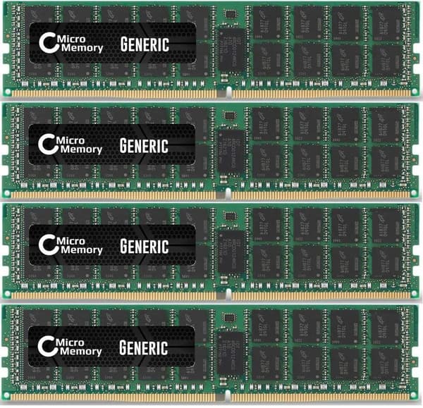 CoreParts 64 GB DDR4 2133 MHz Major DIMM-minnesmodul för HP - 4x16 GB-kit, MMH9736/64 GB