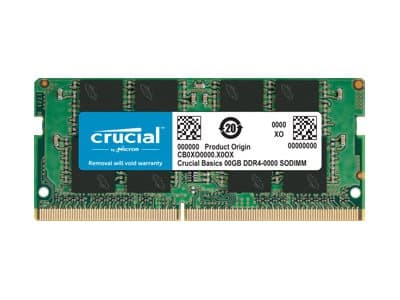 Crucial Basics - DDR4 - modul - 8 GB - SO DIMM 260-pin - 3200 MHz / PC4-25600 - CL22 - 1.2 V - ej buffrad