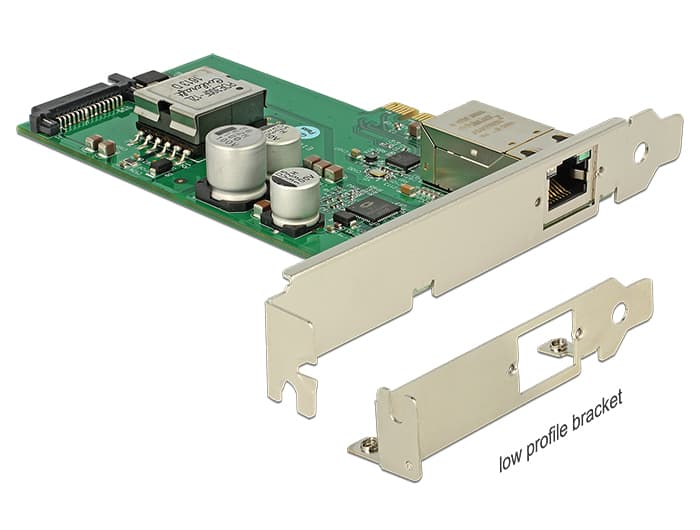 DeLock 89594 Express Card to 1 Gigabit LAN PoE+ RJ45