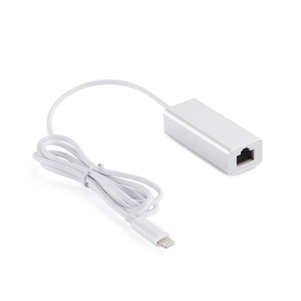 NÖRDIC Lightning (ei MFI)–10/100 Mb/s Ethernet-verkkosovitin, 1 m, valkoinen