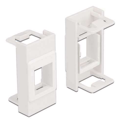 Easy 45 Module Keystone Holder 22.5 x 45 mm, white