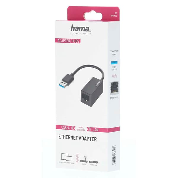 HAMA Nettverksadapter USB 3.0 USB - LAN/Ethernet 10/100/1000