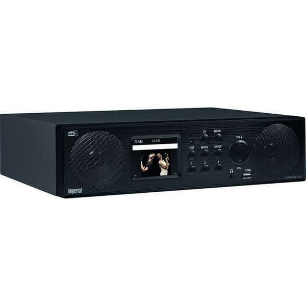 Nätverksljudspelare - imperial - DABMAN i450 - Svart - Wi-Fi - Bluetooth - DAB/DAB+ Radio