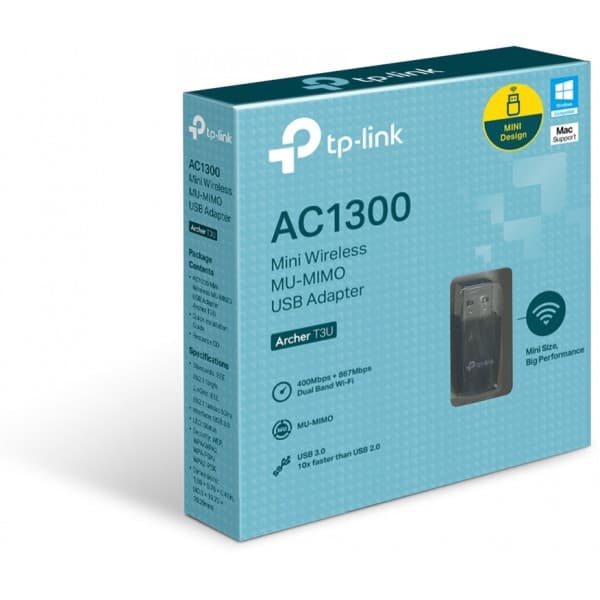 TP-LINK Archer T3U AC1300 Dual-band WiFi-adapter