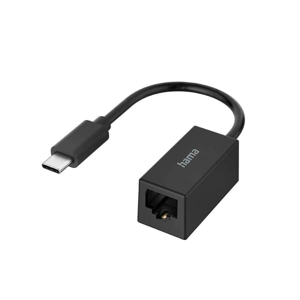 HAMA Nätverksadapter USB-C 3.1 till RJ45/LAN