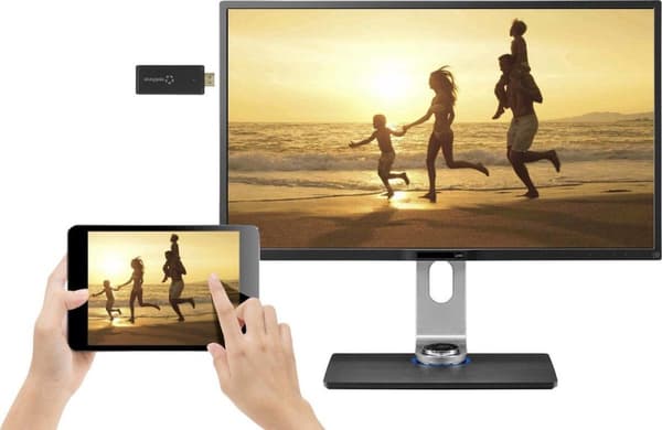 Renkforce renkCast 3 HDMI streaming stick AirPlay, Miracast, DLNA, Ekstern antenne