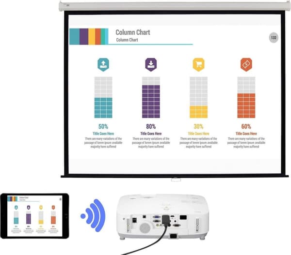 Renkforce renkCast 3 HDMI streaming stick AirPlay, Miracast, DLNA, Ekstern antenne