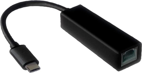 VALUE USB 3.1 - Gigabit Ethernet -muunnin - Verkkosovitin - USB-C 3.1 - Gigabit Ethernet - Musta musta