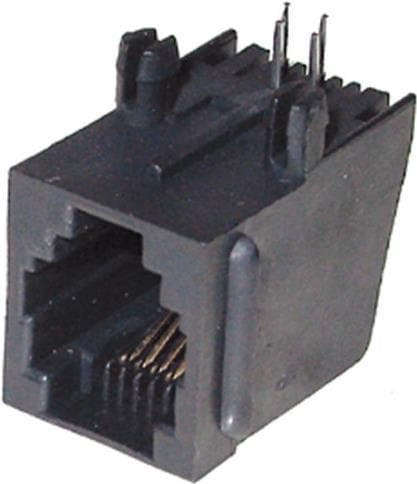 shiverpeaks ®-BASIC-S--Modulaarinen sisäänrakennettu liitäntä 6/4 piirilevyasennukseen suojaamaton (BS79215) musta