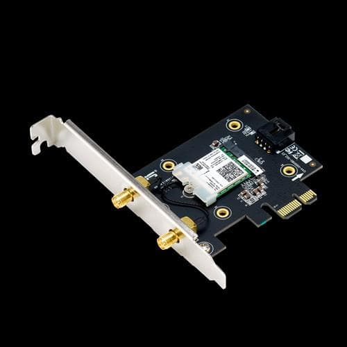 ASUS PCE-AX3000 WLAN - Trådløs netværksadapter - Velegnet til WiFi 6 - Bluetooth - 3000 Mbit/s