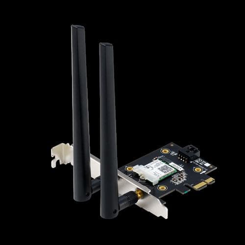 ASUS PCE-AX3000 WLAN - Trådløs netværksadapter - Velegnet til WiFi 6 - Bluetooth - 3000 Mbit/s