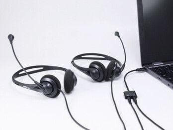 Varusteet 133469 äänikaapeli 0,15 m USB C 2 x 3,5 mm musta (133469)