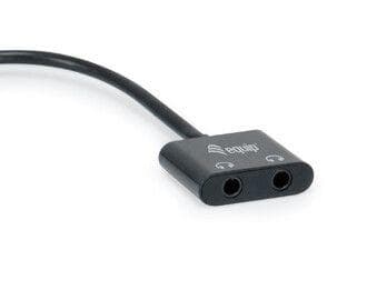 Varusteet 133469 äänikaapeli 0,15 m USB C 2 x 3,5 mm musta (133469)
