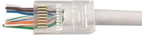 Microconnect KON505-50EZ ledningsstik RJ-45 Transparent (KON505-50EZ)