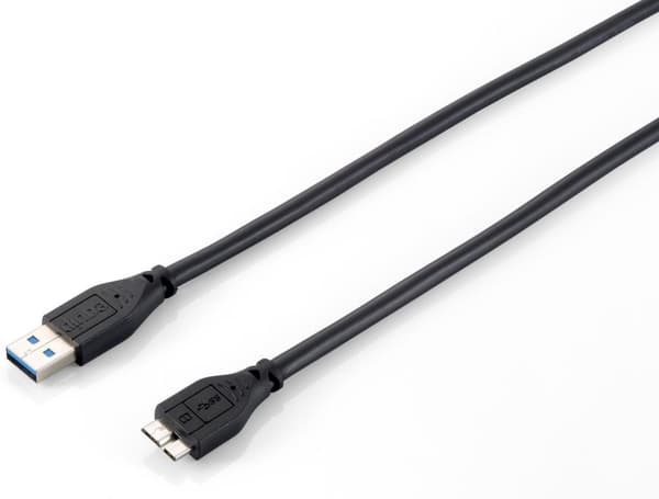 Utrusta - USB-kabel - 9-stifts USB Typ A (M) - 10-stifts Micro USB Typ B (M) - 1,8 m (USB3.0) - Svart (128397)