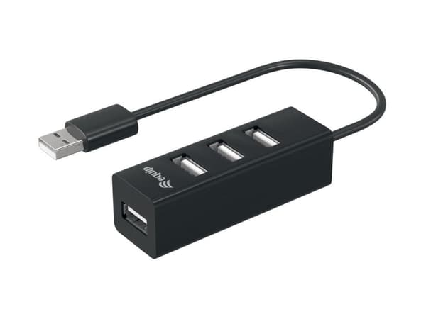 EQUIP EQUIP HUB Gränssnitt USB 2 0 480 Mbit s Svart