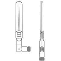 Extreme Networks - antenne - Wi-Fi - 5,2 dBi, 3,2 dBi - rundstrålende - indvendigt - hvid - til Zebra AP 6522 (ML-2452-APA2-02)