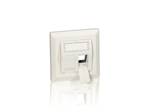 Udstyr - Flush Mount Wall Plate - Oyster White (760303)