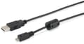 Pikkukuva 1 / 2: Varustettu 128596 USB-kaapeli 1 m USB 2.0 USB A Micro USB B Musta