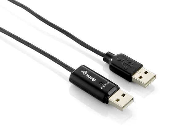 Utrusta 133339 USB-kabel 1,8 m USB 2.0 USB A Svart