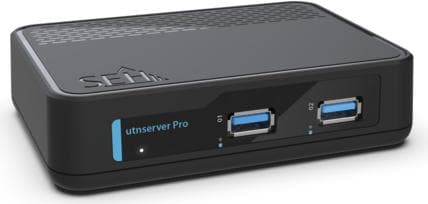SEH utnserver Pro - Svart - Ethernet LAN - IEEE 802.1Q, IEEE 802.1x, IEEE 802.3, IEEE 802.3ab, IEEE 802.3u - 10 100 1000 Mbit/s - 802.1x RADIUS - EAP-