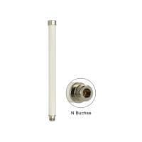 DeLOCK WLAN-antenne - antenne - 802.11 a/h/b/g/n/ac - udvendig - 8 dBi - ikke-retningsbestemt - hvid (88821)