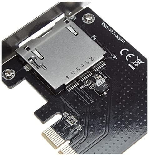 Lukitse PCI Express -kortti 1 x ulkoiseen CFexpress-paikkaan