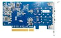 Miniatyrbild 5 av 5: QNAP QXG-25G2SF-CX6 - Nätverksadapter - PCIe 4.0 x8 lågprofil - 25 Gigabit SFP28 x 2 - för QNAP TS-H2490FU