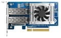 Miniatyrbild 2 av 5: QNAP QXG-25G2SF-CX6 - Nätverksadapter - PCIe 4.0 x8 lågprofil - 25 Gigabit SFP28 x 2 - för QNAP TS-H2490FU