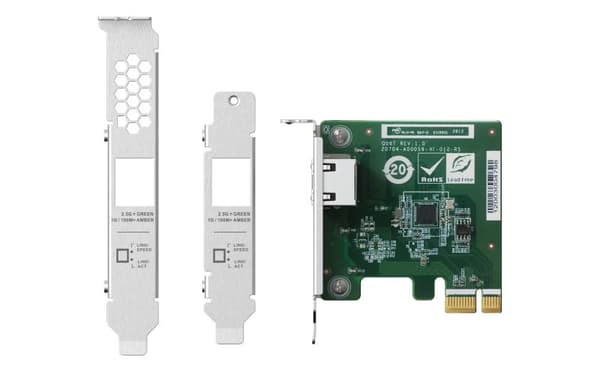 QNAP QXG-2G1T-I225 - Nätverksadapter - PCIe 2.0 - 2.5GBase-T x 1 - för QNAP TDS-16489U R2, TS-1232, 253, 453, 473, 832, 853, 8777, TVS, 977, 477, TVS
