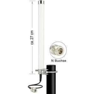 DeLOCK - Mobiltelefon/Wi-Fi-antenne - indendørs / udendørs - DECT, UMTS, GSM, LTE, Bluetooth, WLAN 2,4 GHz, ZigBee, Z-Wave, LoRa 868 MHz / 915 MHz (12