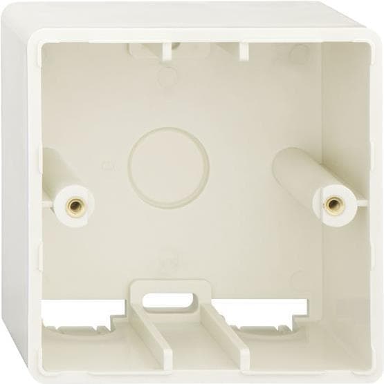 Rutenbeck UAE-Cat.5e+6 ApG - installationsboks netværksinterface - Pearl White, RAL 1013