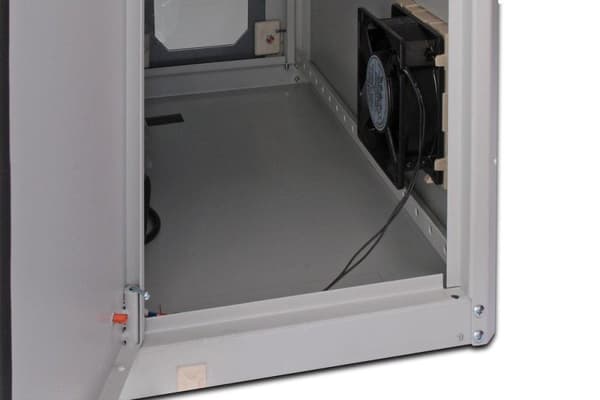 Digitus DN-CC 9002 med Glastür und Lüfter PC-skåp (BxHxD) 300 x 650 x 600 mm Grå-vit (RAL 7035)
