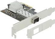 Delock PCI Express x4 -kortti 1 x SFP+ -paikkaan 10 Gigabit LAN Ruostumaton teräs