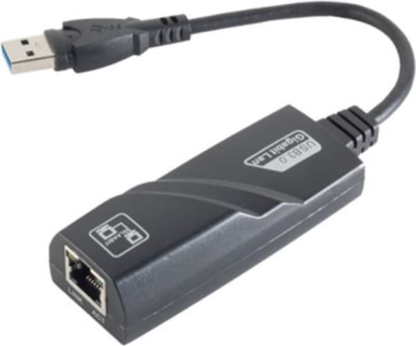 S-Conn 13-50019 Ethernet-nätverkskort (13-50019) Svart