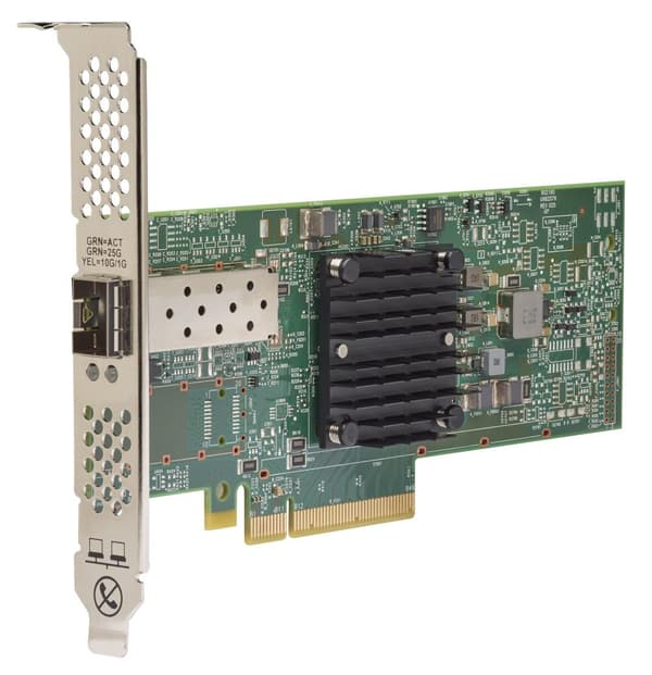 Lenovo ThinkSystem Broadcom 57414 - Nätverksadapter - PCIe 3.0 x8 - 10Gb Ethernet / 25Gb Ethernet SFP28 x 2 - för ThinkSystem SR530, SR550, SR570, SR5