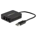 Miniatyrbild 1 av 3: StarTech.com USB 2.0 till fiberoptisk omvandlare - 100BaseFX SC - USB 2.0 till Ethernet nätverksadapter - 2 Km MM - Windows / Mac / Linux - Nätverksad
