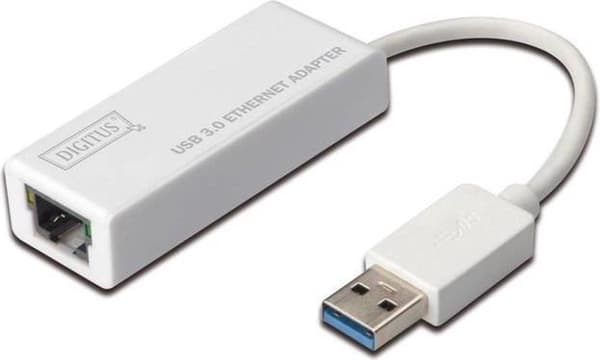 Digitus DN-3023 sovitin kaapeleille USB RJ-45 Valkoinen Valkoinen