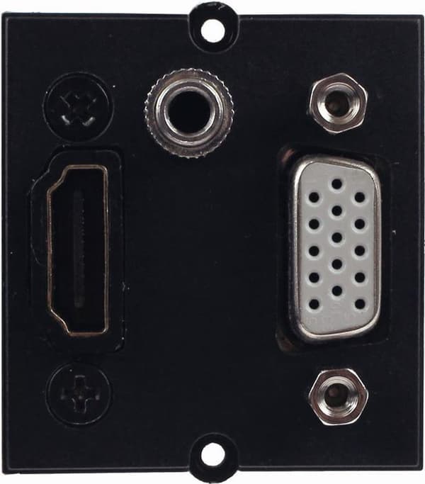 BACHMANN brugerdefineret modul VGA, jackstik, HDMI (917.226) Sort