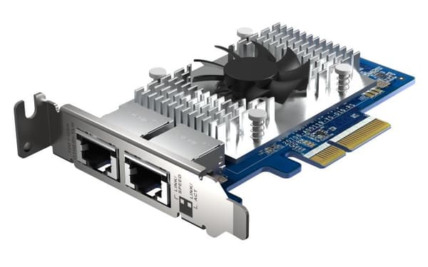 QNAP QXG-10G2T-X710 - Verkkosovitin - PCIe 3.0 x4 matalaprofiilinen - 10 Gb Ethernet x 2 - QNAP QSW-1208-8C, QSW-M2108-2C