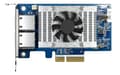 Pikkukuva 7 / 7: QNAP QXG-10G2T-X710 - Verkkosovitin - PCIe 3.0 x4 matalaprofiilinen - 10 Gb Ethernet x 2 - QNAP QSW-1208-8C, QSW-M2108-2C