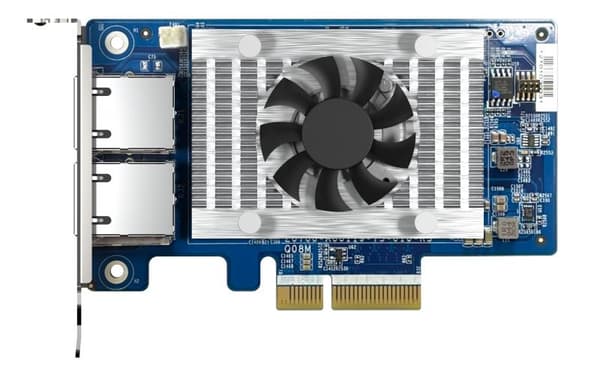 QNAP QXG-10G2T-X710 - Verkkosovitin - PCIe 3.0 x4 matalaprofiilinen - 10 Gb Ethernet x 2 - QNAP QSW-1208-8C, QSW-M2108-2C