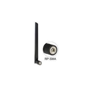 DeLOCK WLAN-antenne RP-SMA - Antenne - 802.11 a/b/g/n/ac - ikke-retningsbestemt (88898)