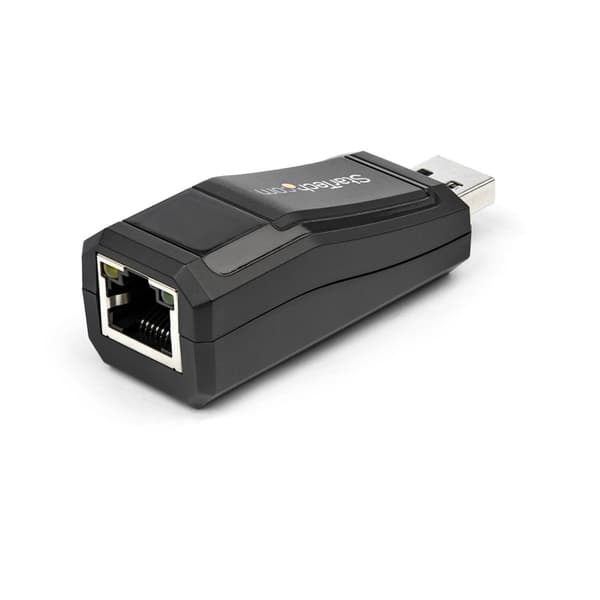 StarTech.com USB3.0 till Gigabit Ethernet Lan-adapter - Nätverksadapter - SuperSpeed USB3.0 - Gigabit Ethernet - Svart (USB31000NDS)