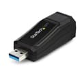 Miniatyrbild 1 av 4: StarTech.com USB3.0 till Gigabit Ethernet Lan-adapter - Nätverksadapter - SuperSpeed USB3.0 - Gigabit Ethernet - Svart (USB31000NDS)