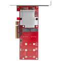 Pikkukuva 5 / 6: StarTech.com x8 Dual M.2 PCIe SSD-sovitin - PCIe 3.0 - PCI Express M.2 SSD-sovitinkortti - PCIe NVMe- ja PCIe AHCI M.2 SSD -levyille - Liitäntäsovitin